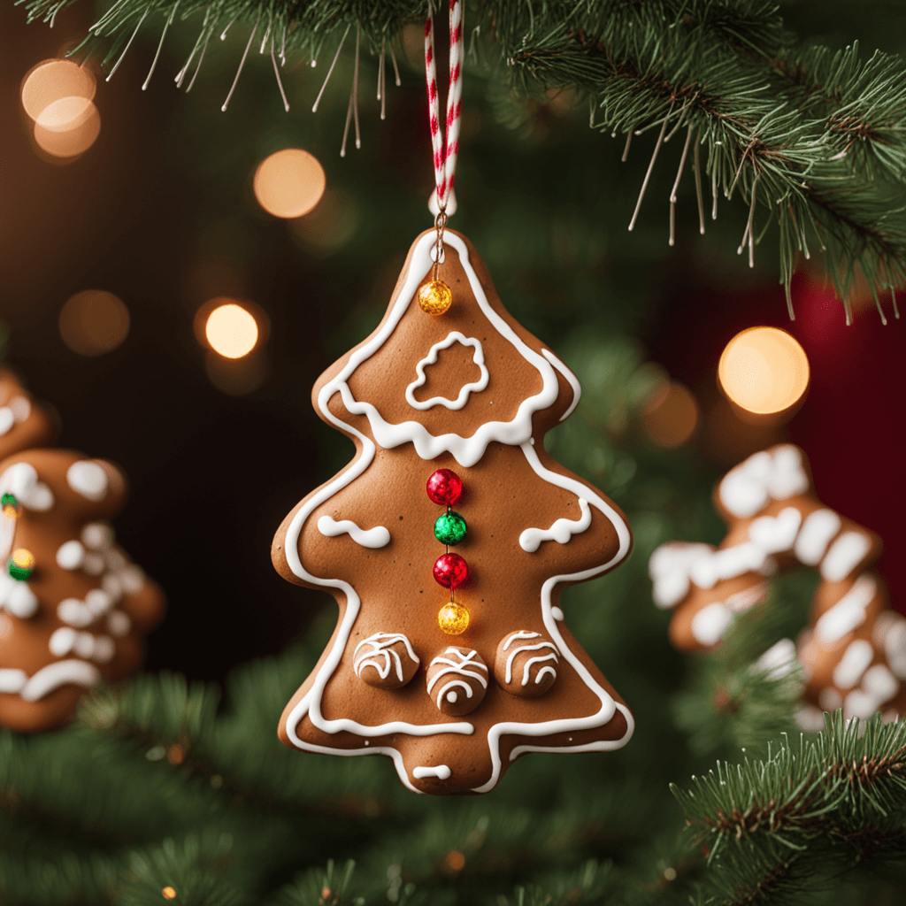 A gingerbread ornament for Christmas tree.